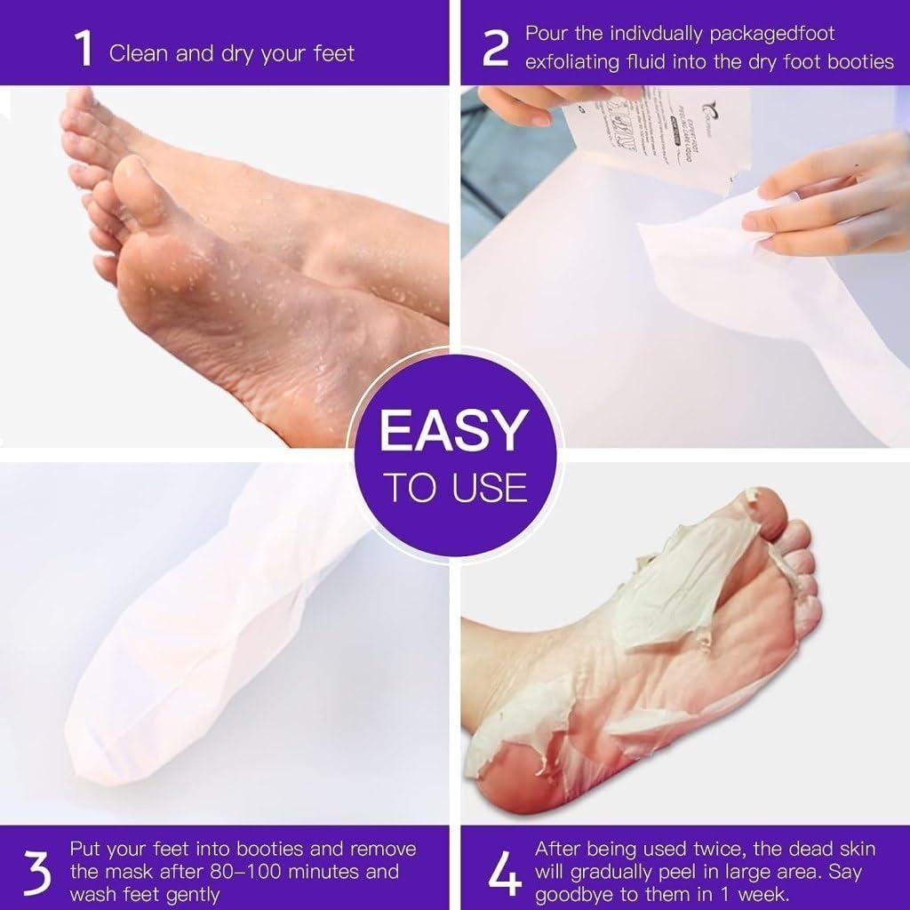 Exfoliating Foot Mask | Reduces Dry Skin & Hard Calluses