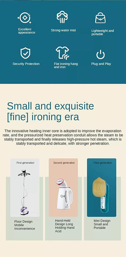 Portable Mini Iron Steamer